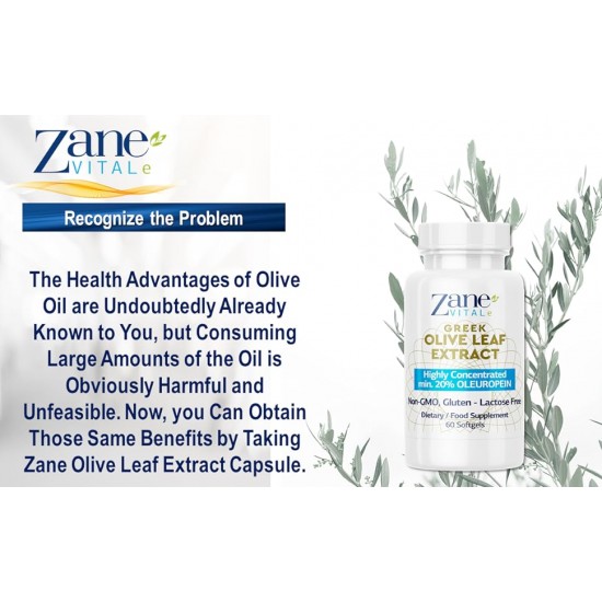 Extrakt z listů řecké olivy Zane – min. 20 % oleuropeinu